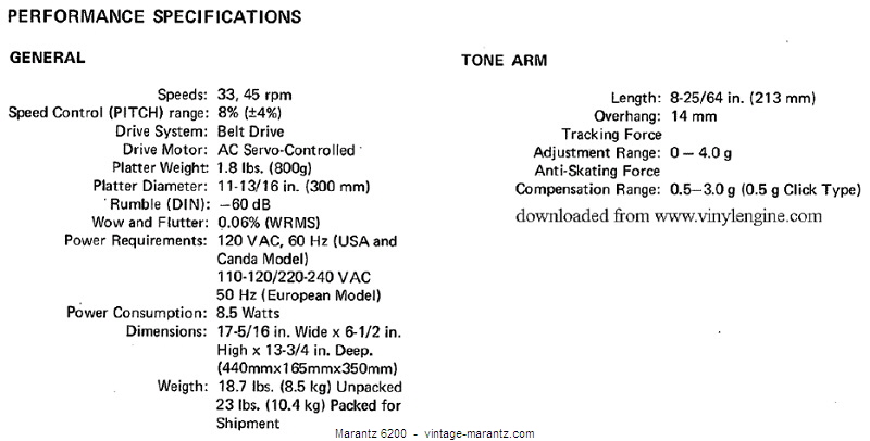 Marantz 6200  -  vintage-marantz.com