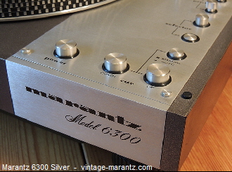 Marantz 6300 Silver  -  vintage-marantz.com