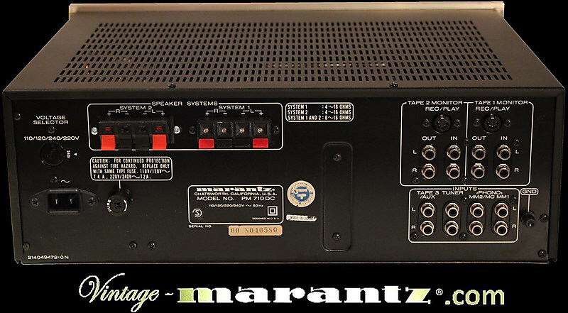 Marantz PM 710 DC  -  vintage-marantz.com